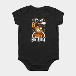 8th birthday Fish Baby Bodysuit